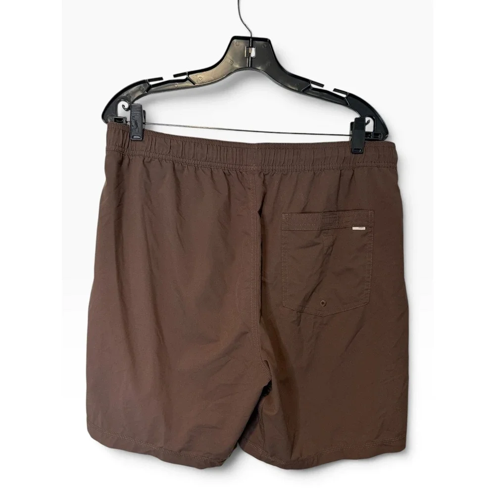 Vuori Mens Kore Short V302 Espresso Brown Active Training XL Basic Staple